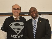 Michael Brown of Barrick Gold and Dr. Zachary Robbins, Principal.