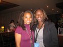 Rachael Wise and her Site Coordinator Sophia Davis at the Education Nation Summit
