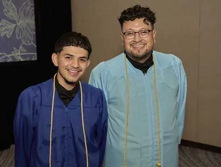 CIS Site Coordinator Marco and CIS Alum Esteban