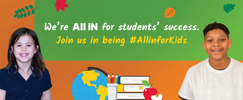 Join us in being all in for kids!