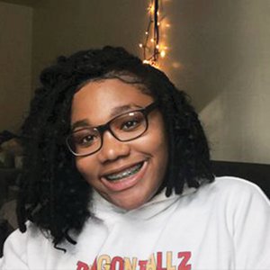 Smiling student