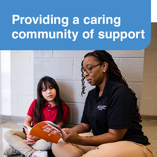 Providing a caring community of support