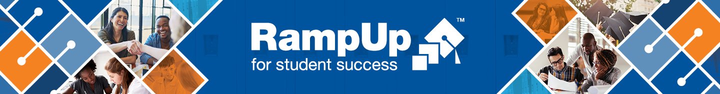 Banner that reads RampUp for student success