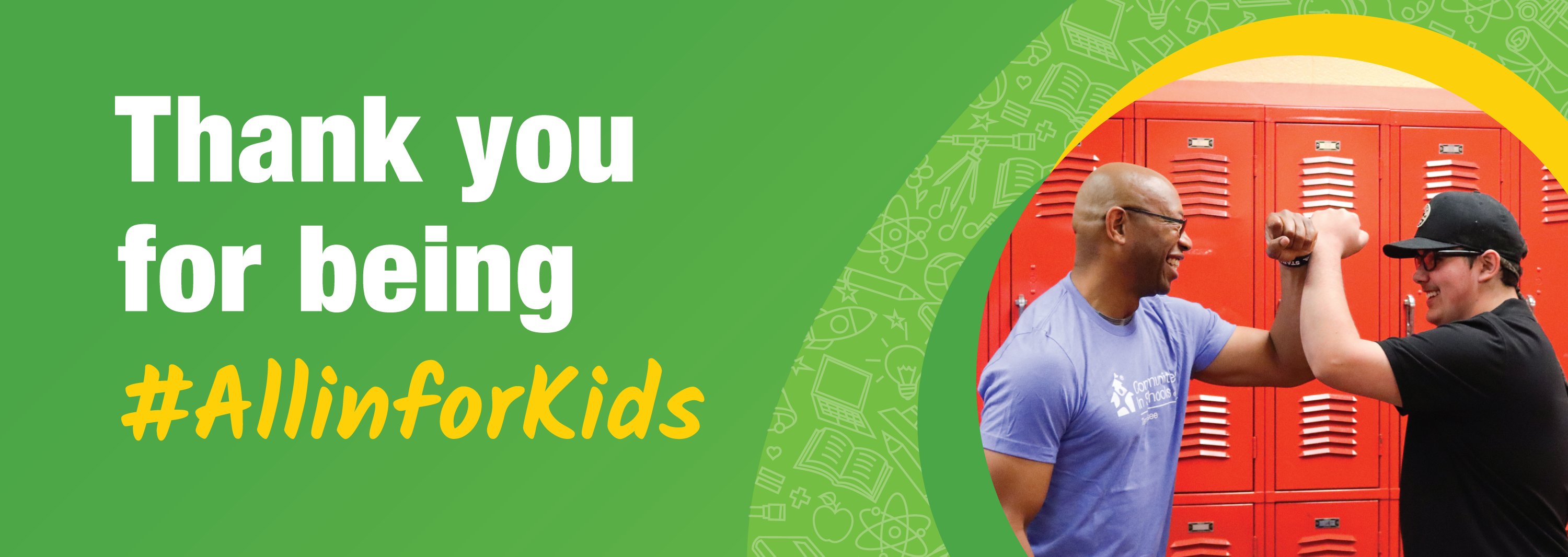 Thank you for being #AllinforKids!