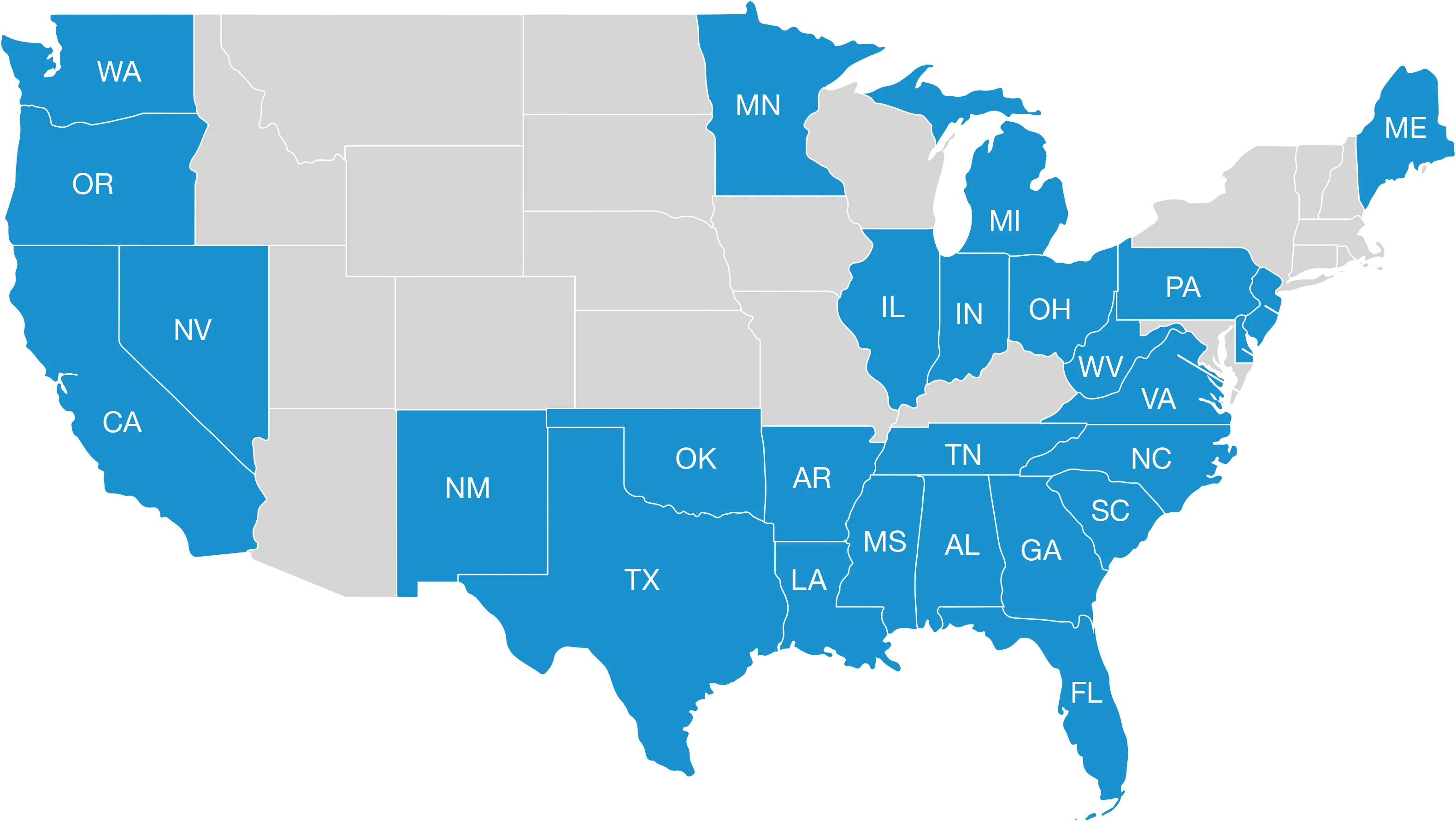 Map of CIS Network