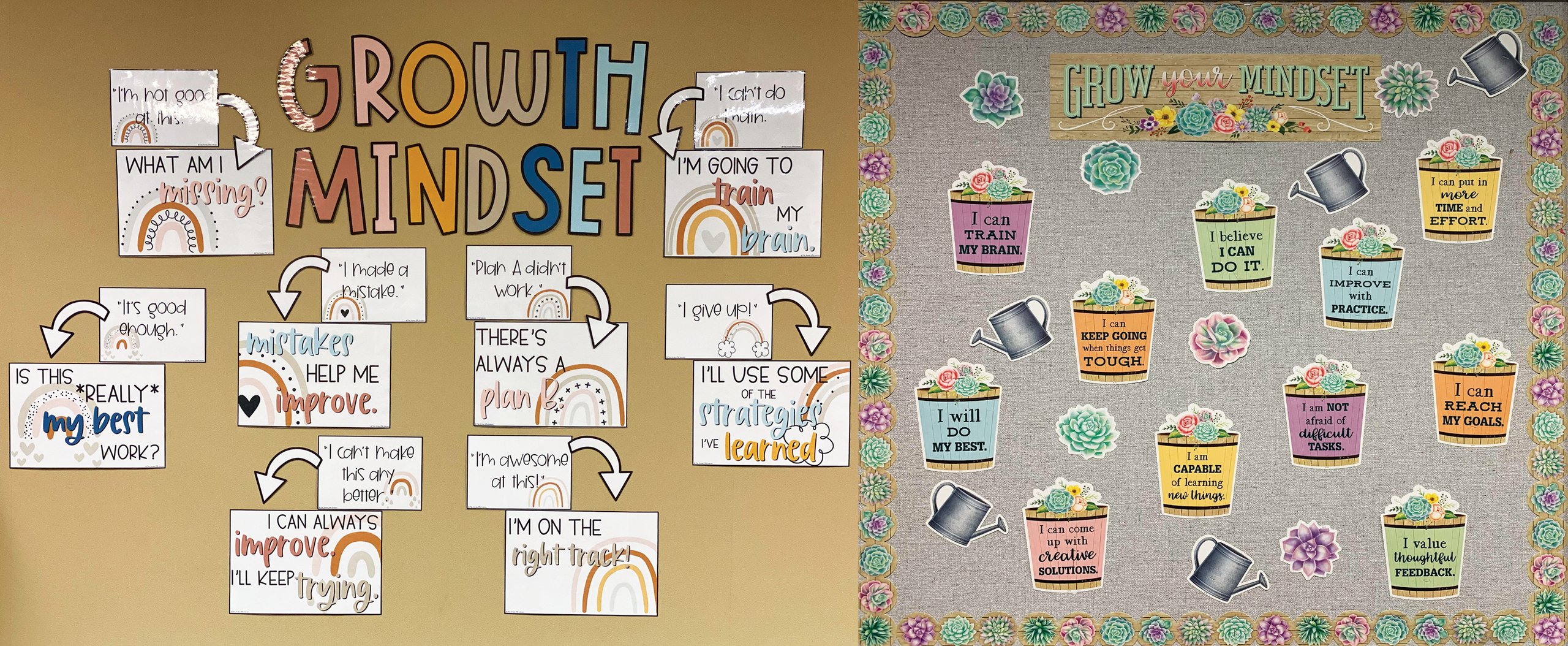 Growth Mindset Bulletin Board