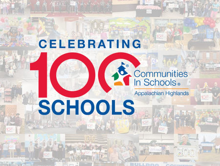 CIS of Appalachian Highlands celebrating 100 schools