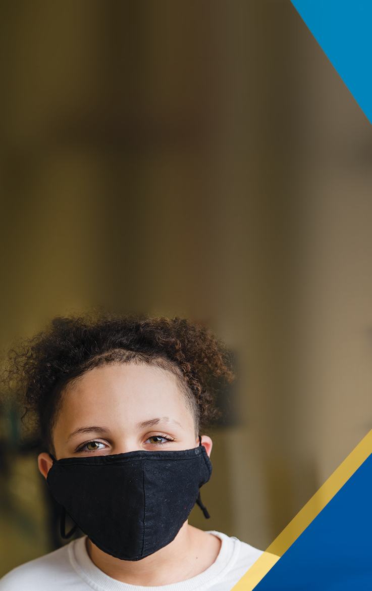 Girl with mask