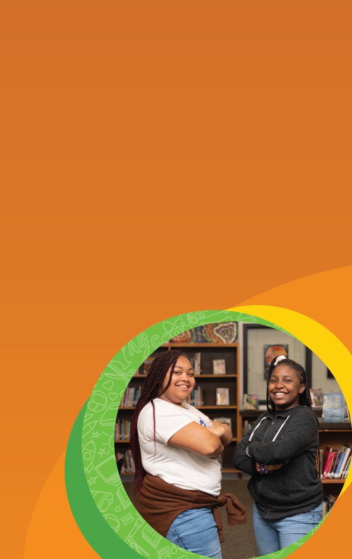 Student with globe and stack of books