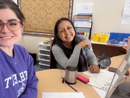 CIS Site Coordinator Shelby and 5th Grade Teacher Mrs. Gonzalez